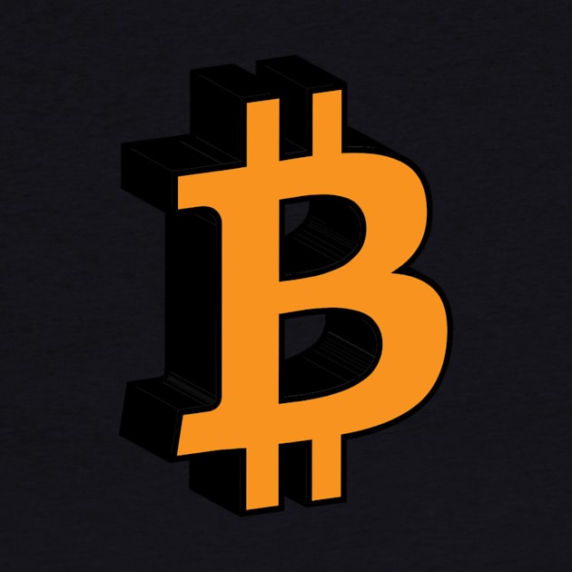 Bitcoin is The Future.  Hodl BTC Blockchain Design by kamodan